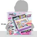 Canal Toys Style 4 Ever Diamond Art Studio. 3 in 1 LED case with Light up Board. Create Drawings, Diamond Posters, and Diamond Stickers. Age 6+
