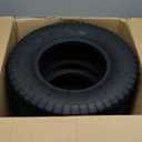 (2 Pack) 16x6.50-8 Lawnmower Tubeless Tire, 16x6.5-8 for Tractor Riding Lawn Mowers, 4 Ply, Turf-V Pattern