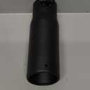 Black Exhaust tip - 2.5 Inch Inlet Bolt on Design- Black Coated Stainless Steel Car Muffler Tips 2.5" ID x 3"OD x 8.5"L
