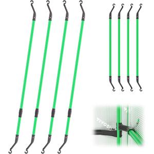 VIVOSUN Grow Tent High CFM Kit, Green Pole Range of 24"-48", Suitable for 2'x2', 3'x3', 4'x2' and 4'x4'Grow Tent, 4-Pack