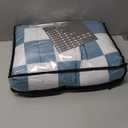 BETU Blue Checkered Weighted Blanket 12lbs, 48"x72", Cooling Heavy Throw Blanket for 110-130lbs, Thick Big Blankets Weighted Comforter