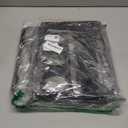 Portable Drink Carrier for Big Cups, Foldable Plastic Cup Holder, Reusable Cup Holder Carrier with Handle, Drink Delivery Carrier (Black)