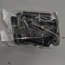 Boao 14 Pcs 5 ml Perfume Travel Refillable Atomizer Black Mini Fragrance Sample Cologne Dispenser Glass Lined Portable with Refill Pump Perfume Spray Bottle for Women Men Outgoing Traveling