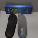 Plantar Fasciitis Feet Insoles Arch Supports Orthotics Inserts Relieve Flat Feet, High Arch (Mens 12-12 1/2 | Womens 14-14 1/2) (Gray)