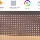 4-Pack LED Backlight Sheet 24V 36W 3000K Warm White, 19.3X9.6 inches Each Unit, Dimmable Flexible LED Panel Sheet for Backlit Translucent Stone/Marble/Onyx/Quartz Countertops Walls