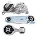 3PCS Engine Motor Mount & Torque Strut Mount Set Compatible with 2014-2020 Rogue 2.5L L4, Hydraulic, Replace# 112105HA0A, 113604BA0B,A4367,EM-7295