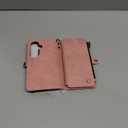Defencase for Galaxy S26 Magnetic Wallet Case Compatible with Magsafe with RFID Blocking Zipper & Card Holder for Women Men, PU Leather Detachable Phone Case for Samsung Galaxy S26 6.3 inch, Rose Pink