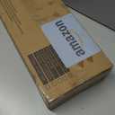 QEEIG Bathroom Floating Shelves for Wall - 15.7" Wall Mounted Shelf Over Toilet Farmhouse Home Decor Display Bookshelf Small 15.7 x 6.7 inch Set of 2, Rustic Brown (008-40BN)