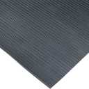 Rubber-Cal 03_167_W_RC_15 Ramp Cleat Non-Slip Outdoor Rubber Floor Mats, 0.13 inch Thick X 3ft X 15ft, Black