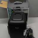 Cooluli Mini Fridge for Bedroom - Car, Office Desk & Dorm Room - Portable 4L/6 Can Electric Plug In Cooler & Warmer for Food, Drinks, Skincare Beauty & Makeup - 12v AC/DC & Exclusive USB Option, Black