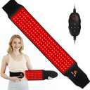 Red Light Therapy for Body,150 LEDs Infrared Light Therapy Wrap Belt for Waist Muscle Pain Relief,Upgraded 3 in 1 Led Beads, 660nm Red Light &850nm Near Infrared Light Device for Back with Timer