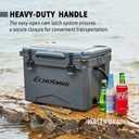 EchoSmile 25 Quart Rotomolded Cooler, Built to Stand up to The Rigors of The Journey