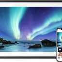 15.6'' Digital Picture Frame with 1920x1080 IPS Touch Screen, Smart Digital Photo Frame with 32GB Storage, Easy Setup to Share Photos/Videos via Free App