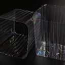 Clear Plastic Liners for Wood Boxes (4x 4.75) l Inserts for Planters (Sell in Pack of 12) (to fit Square 5" Planter) (L050505)