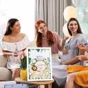 Unittype 71 Pcs 15.8 x 11.8 x 0.6inch Baby Shower Guest Book Alternative with 70 Wood Slices Set Baby Shower Decoration Photo Frame Signature Keepsakes for Birthday Table Centerpiece(Green,Animal)