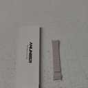 Anlinser Magnetic Bands Compatible with Samsung Galaxy Watch 7/6/5/4/FE Band 44mm 40mm, Galaxy Watch 6 Classic 47mm 43mm/5 Pro 45mm, Waterproof Sport Strap for Women Men, Starlight/Pink