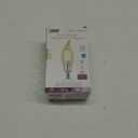 Feit Electric CFC40/927CA/FIL/AG 40 Watt Equivalent WiFi Dimmable, No Hub Required, Alexa or Google Assistant, Flame Tip Filament Chandelier LED Smart Light Bulb, 4.3" H x 1.4" D, 2700K Soft White