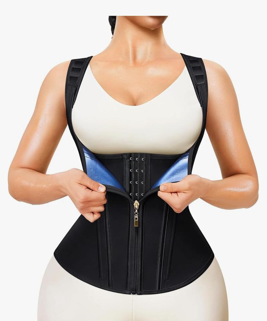 Waist Trainer for Women - Sauna Suit Sweat Vest for Working Out XL