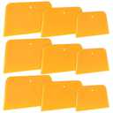 PEASUG Body Filler Spreader, 9 Pack Reusable Plastic Spreader Tool for Automotive Body Applying Fillers, Putties, Glazes, Caulks - Autobody Paint Repairs, 3 Each 4", 5" and 6"