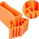 Cabilock Anti-Slip Ladder Feet Rubber Pads 2-Pack Folding Ladder Feet Covers for Stability and Floor Protection Non Skid Foot Pads for Home and Workplace Safety