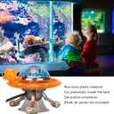 HEEPDD UFO Aquarium Decoration, Suspended Fish Tank Ornament, Underwater Landscape Decor