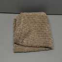 MIULEE Pack of 2 Decorative Throw Pillow Covers 18x18 Inch Soft Boho Striped Textured Corduroy Pillow Covers Modern Farmhouse Home Decor for Couch Bed Sofa Living Room Neutral Light Brown