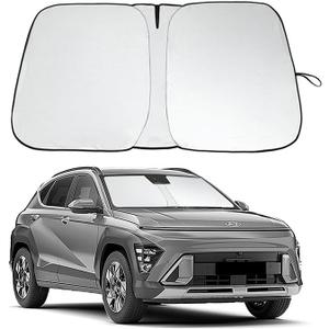 2026 Upgrade Front Windshield Sunshade fit for Hyundai Kona 2024-2025 2026 Reflector Foldable Car Shade Automotive Windshield Sunshades for Hyundai Kona Windshield Sun Shade |Keeps Your Vehicle Cool|