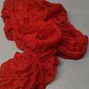 MODFUNS Gauze Cheesecloth Table Runner Red Boho Table Runners 36" X10ft Cotton Cheese Cloth Runners 120 Inch Wedding Runner for Table Vintage Gauze Centerpiece for Party Banquet Wedding Ceremony