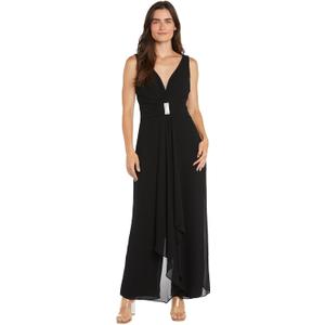 R&M Richards Womens Radiance Flow Jumpsuit (18, Black)
