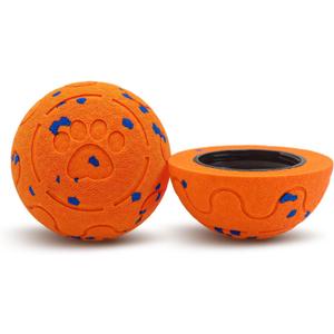 Interactive Dog Ball Replacement Shell (Orange)