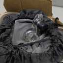 [2-Pack] Rewondah Inflatable Foot Rest Airplane, Kids Airplane Bed | Adjustable Height Travel Foot Rest Pillow | Toddler Flights Seat Extender | Inflatable Foot Rest for Air Travel Flights Train, Car (Dark Grey)