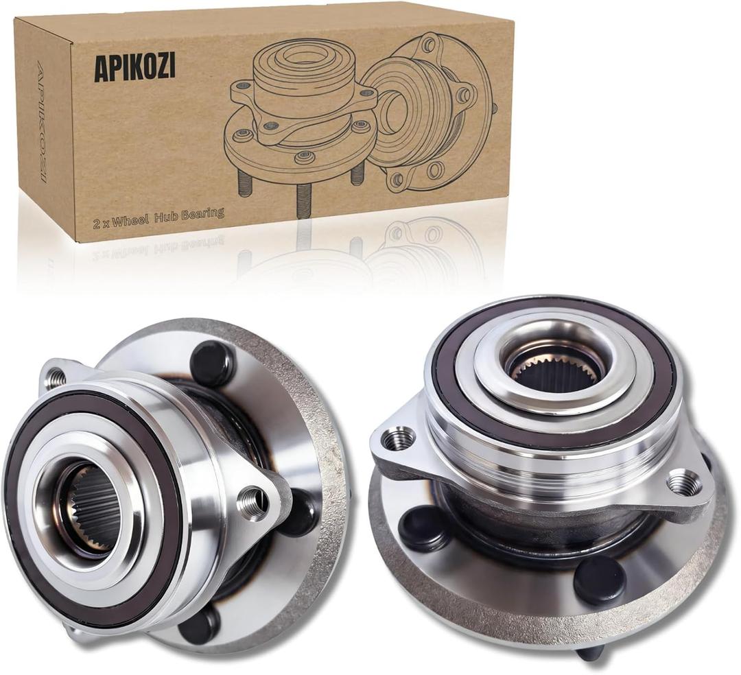 Pair 513324 Front Wheel Bearing Assembly for 2011-2021 Jeep Grand Cherokee, for 2011-2023 Dodge Durango, for 2022 Jeep Grand Cherokee WK 5 Lugs