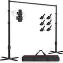 EMART Backdrop Stand Heavy Duty 10x10Ft,Pipe and Drape Photo Background