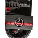 Bell Sports Ballistic 500 4' X 18mm Heavy-Duty Key Cable Bicycle Lock, Black