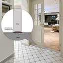 Floor Transition Strip 2" Self-Adhesive Flat Vinyl Flooring Transitions Strip with Strong Backing (5cm, 10FT, Coffee)