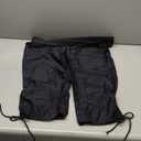 Urchics Womens Plus Size Rash Guard Capris High Waist Swimwear Bottoms Long Swim Shorts Tankini Bottom Swim Lengging (XX-Large, Black)