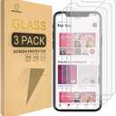 Mr.Shield [3-PACK] Designed For iPhone 11 Pro/iPhone XS [Tempered Glass] Screen Protector [Japan Glass With 9H Hardness] with Lifetime Replacement
