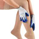 Truform Donning Gloves for Medical Compression Stockings Pantyhose Support Tights, Increased Grip and Protection, Medium 1 Pair