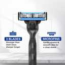 Mach 3 Razor Refills for Men, 16 Count Razor Blade Refills Compatible with Mach 3 razor blades refills