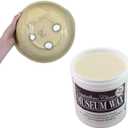 Quakehold! 13-Ounce Museum Wax, Clear Adhesive, Reusable and Removable, Non-Toxic and Non-Damaging, Easy to Use, Great for Wall Art, Antiques, For Use on Metal, Glass, Ceramic, Wood