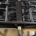 MeeFar High Rail Trailer Folding Hitch Mount Cargo Carrier Basket 60" X 24" X 14"+Waterproof Cargo Bag 20 cu ft(59" 24" 24"), Capacity of 500 Lbs with Hitch Stabilizer, Net, Lock and Straps
