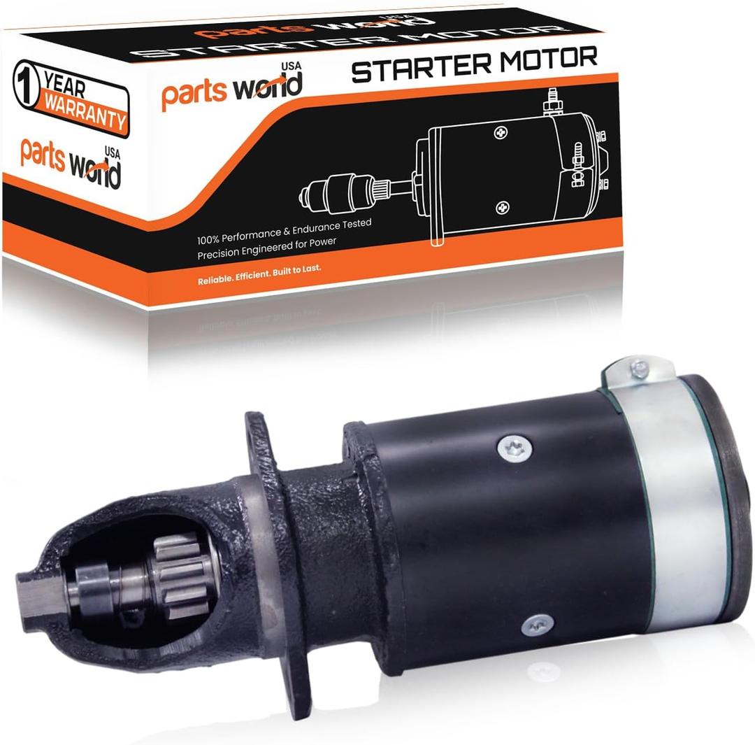 SDR0088 Starter Compatible with International Farmall H 1939-1953,Farmall MTA 1952-1954, Farmall MV 1940-1954, McCormick O-4 1940-1951 IHC C-152 Gas,410-12274 4132 74132 61114 1107427-1 Year Support