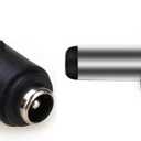 5.5mm x 2.1mm DC Power Connector Adapter, 12V Female to Female DC Adapter for Backup Power, Security Camera System, LED Strip Lights, Male 12V 5.5mm x 2.1mm DC Power Jack Connector 24V Socket