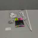 LED Drawing Board for Kids, Light Up LED Drawing Board with Colors, Magic Drawing Tablet with 2 Triangular Stand 7 Colored Pens Christmas & Birthday Gifts for Girls Boys(13.78X9.85in)