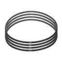 uxcell 4pcs A44 or 4L460 Classic Wrapped Rubber V-Belt, 44"(1120mm) Inside Circumference, A Profile V Belt