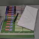 Fantasy Football Draft Board Kit, 5 Feet x 3.3 Feet Board  Premium Color Edition