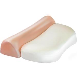 Constructs Zero Pressure Memory Foam Pillow: Tech, Comfy, Clean, Stylish, Hygiene; Soft, Washable, Supports/Care for Neck, boosts/aids/enables Quality Sleep (White + Pink Jade)