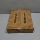 Peg Board, 4 Pack Metal Pegboard Panels with 50 Hooks, Black Pegboards Wall Organizer, Heavy Duty Peg Board for Walls Home, Garage Tool Storage, Office Organization, Craft Room, Kitchen (16x12"- 4 Pcs)