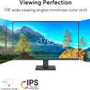 ASUS 24 1080P Eye Care Monitor (VA249QG) - IPS, Full HD, 99% sRGB, Frameless, 120Hz, Adaptive-Sync, 1ms, Speakers, HDMI, DisplayPort, VGA, Low Blue Light, Flicker Free, Wall Mountable