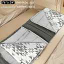 Heated Sleeping Bag pad, 3 Adjustable Temperature Levels, Operated by 5V/2A USB Power Supply (Bohemia, 76" x 24")